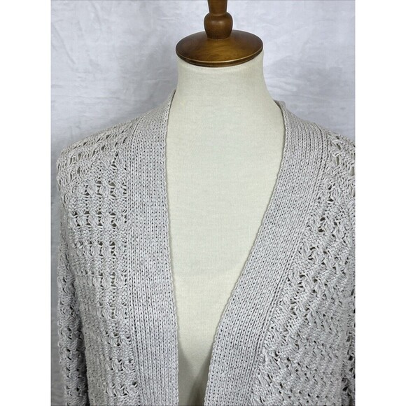 Haven Well Within Women's Open Front Cardigan Sweater Gray Size XXL NWT - Picture 2 of 9